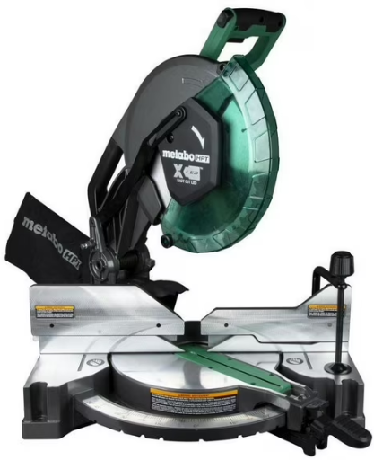 Metabo HPT 12-Inch Compound Miter Saw with Xact Cut LED Shadow Line System
