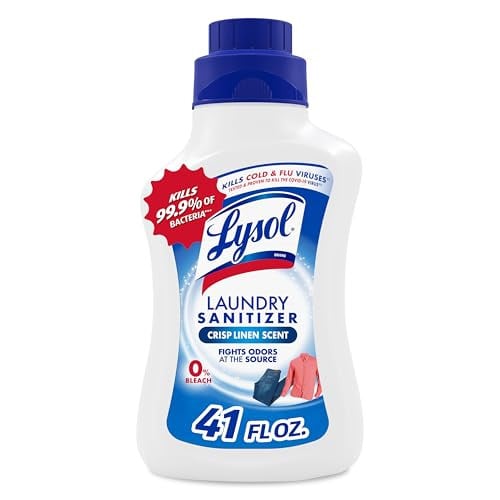 Lysol Disinfectant Laundry Sanitizer & Scent Booster, Crisp Linen Scent, 41 Fl Oz Deal