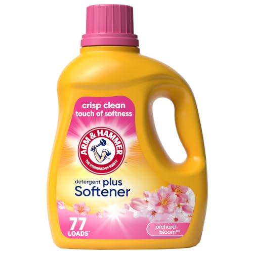 Arm & Hammer Plus Softener Liquid Laundry Detergent, Orchard Bloom, 100.5 oz Deal