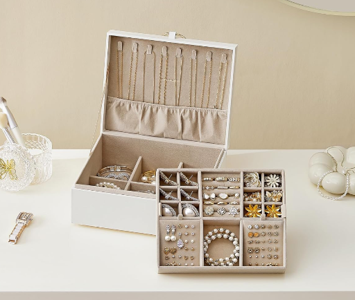 SONGMICS 2-Layer Jewelry Box   Deal