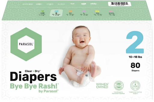 Parasol Clear+Dry Natural Disposable Diapers Deal