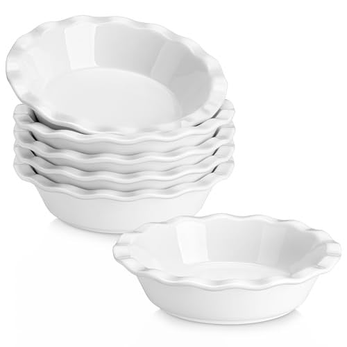 Ceramic Mini Pie Pans 6-Pack Deal