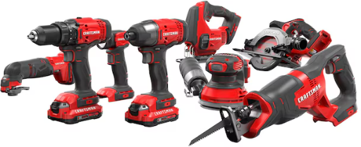 CRAFTSMAN V20 20-volt Max 8-Tool Power Tool Combo Kit
