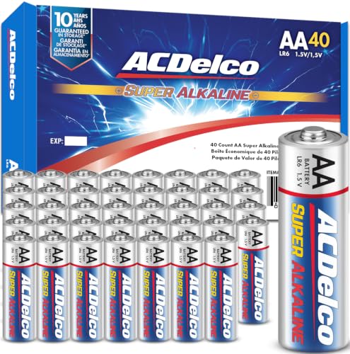 ACDelco 40-Count Double AA Batteries Deal
