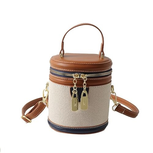 Retro Crossbody Bucket Bag