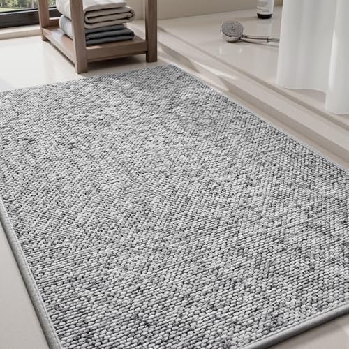 PADOOR Braided Microfiber Bath Mat 17" x 27" Deal
