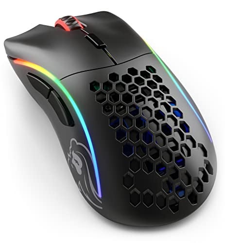 Glorious Model D- Wireless Gaming Mouse 67g Superlight Honeycomb (Matte Black)