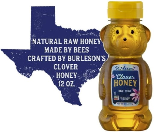 Burleson's Grade A Natural Clover Honey 12 fl oz