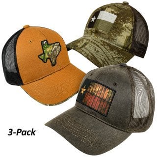 Lone Star Caps Meshback 3-Pack