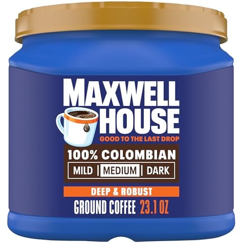 Maxwell House 100% Colombian Medium Roast Ground Coffee (23.1-Oz Canister)