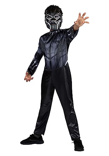 MARVEL Black Panther Official Youth Value Costume with Plastic Mask