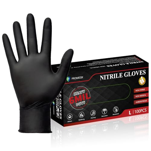 PROMEDIX P Heavy Duty Nitrile Gloves 100-Count 6-mil