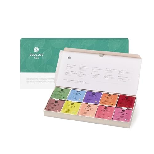 OSULLOC 40-Count Premium Tea Collection (10 flavors x 4 ea)