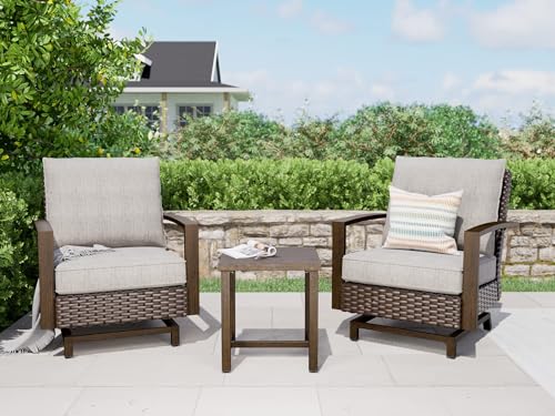Grand patio Outdoor 3-Piece Aluminum Conversation Furniture Sofa Set Deal