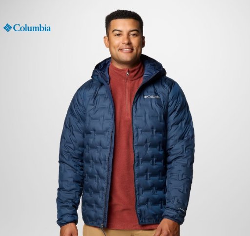 Columbia Men's Delta Ridge II Down Hooded Jacket