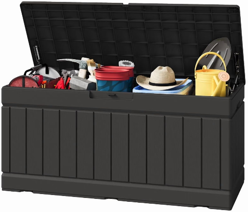 Homall 82 Gallon Outdoor Storage Resin Deck Box Deal