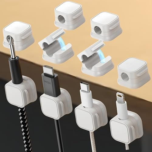 Magnetic Cable Clips Organizer 10 Pack
