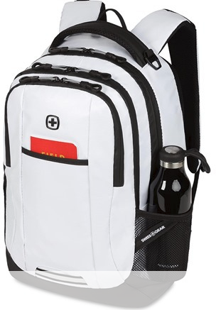 SwissGear 5505 Cecil 16” Laptop Backpack (White)