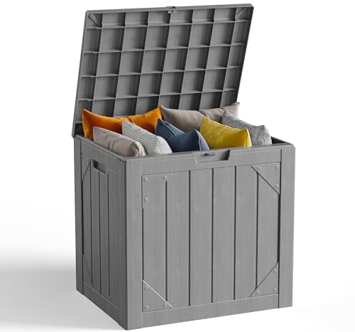 30-Gallon Lockable Resin Deck Storage Box (Grey) Deal