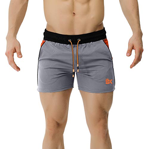 BROKIG Men's Bodybuilding Running Jogger Pants