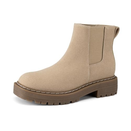 Athlefit Women’s Chunky Short Ankle Boots Deal