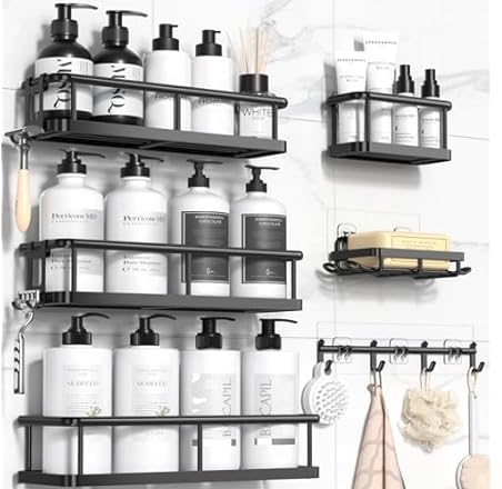 YASONIC Shower Caddy 6-Pack