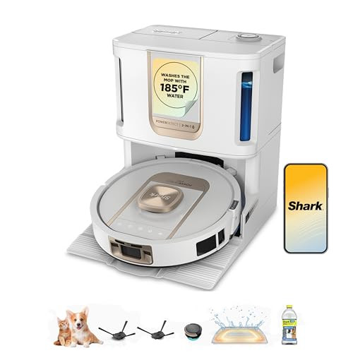 Amazon: Amazon - Shark Robot Vacuum & Mop Combo, PowerDetect ThermaCharged NeverTouch Pro, Self-Emptying, Self-Refill with Heated Mop Cleaning, 60-Day Capacity $699.98 — $699.98