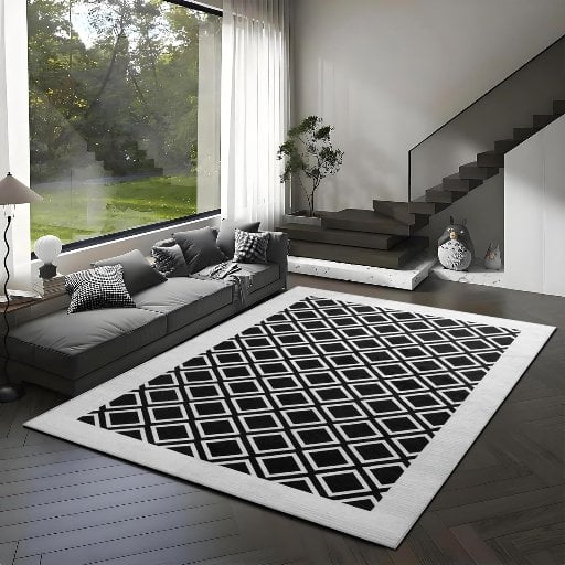 Baigee Washable Rug 5x7 Soft Textured Area Rug with Non-Slip Backing Deal