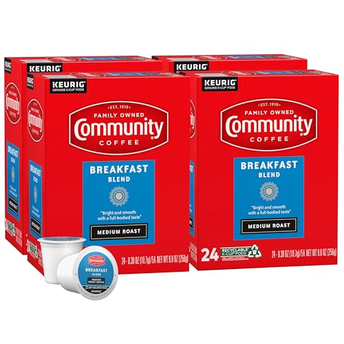 Community Coffee Breakfast Blend Medium Roast Coffee Pods, 96 Count
