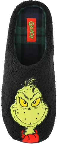 Dr Seuss Men's Grinch Icon Slippers