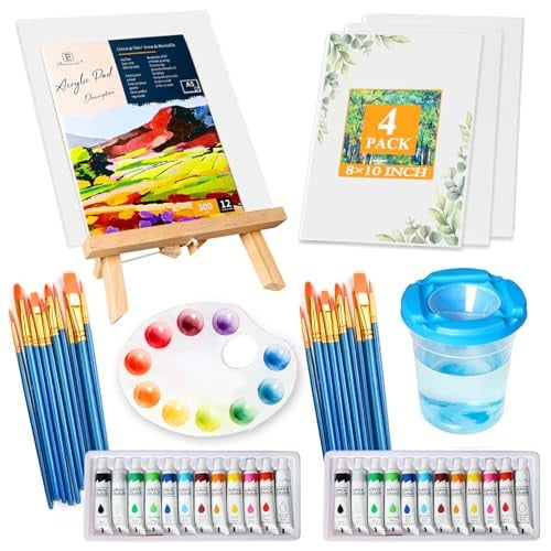 KASTEWILL 52-Piece Acrylic Paint Set Deal