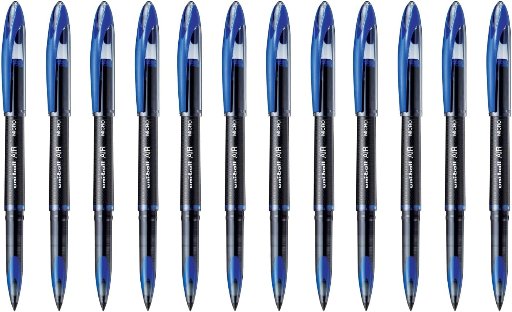 uni-ball Air Porous Point Pens, Medium Point 0.7mm, Blue 12-Count