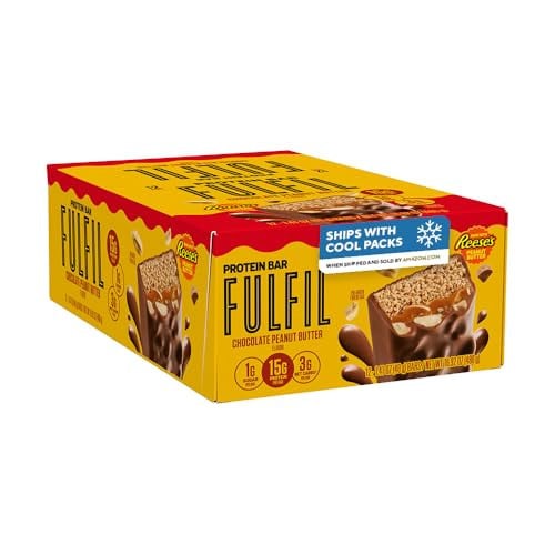 FULFIL Chocolate Peanut Butter Protein Bar 12-Count Deal
