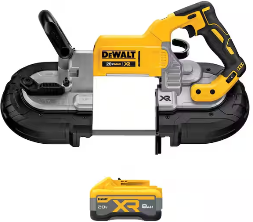 DeWalt 20V Max XR Lithium-Ion Cordless Brushless Deep Cut Band Saw with 8.0Ah Battery Deal