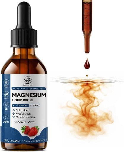 Liquid Magnesium Glycinate Drops 2 Fl Oz