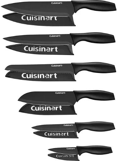 Cuisinart Ceramic Coated 12-Piece Cutlery Knife Set Deal