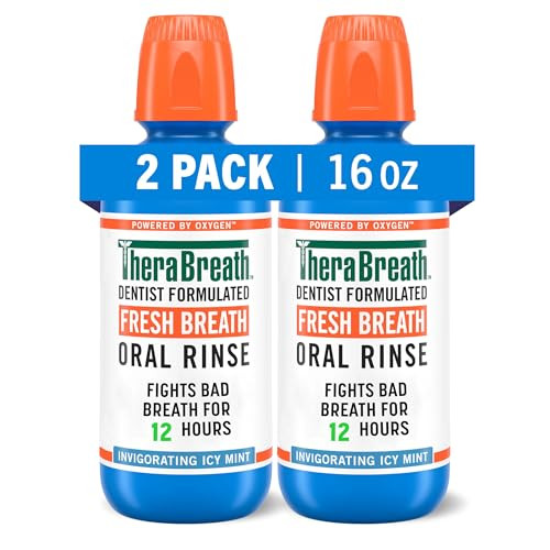 TheraBreath Fresh Breath Oral Rinse 2-Pack 16-Oz