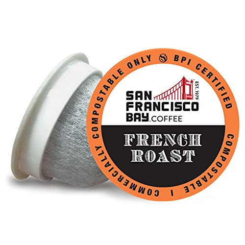 San Francisco Bay Coffee Dark Roast French Roast 80 Count Single Serve Coffee Pods