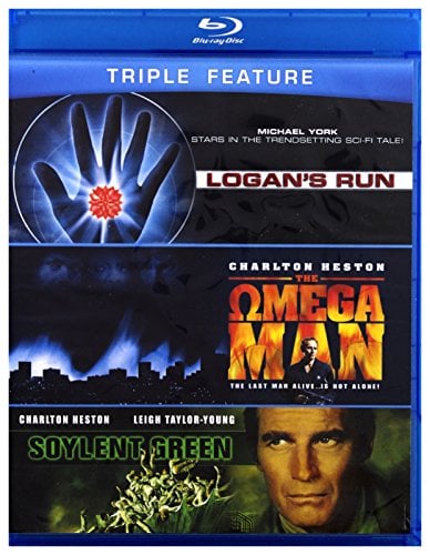 Sci-Fi: Triple Feature: Soylent Green, Logan's Run, Omega Man (Blu-ray) Deal