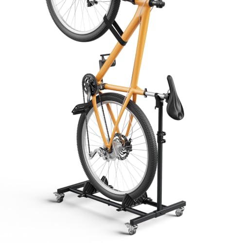 Vertical Bike Stand with Wheels for Road, MTB & Hybrid Bikes up to 29" Deal