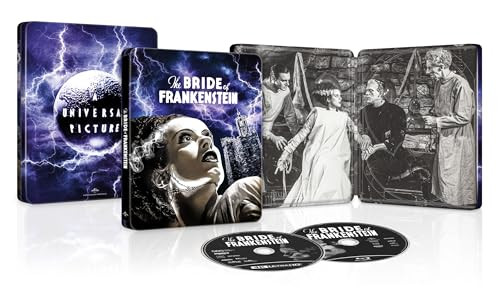 The Bride of Frankenstein: SteelBook, 90th Anniversary Limited Edition (4K Ultra HD + Blu-ray + Digital 4K)