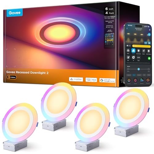 Govee 6-Pack 6" Smart Recessed Lighting Deal
