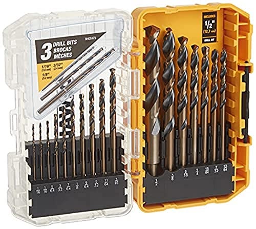 DEWALT Black Oxide Drill Bit Set, 20-Piece Deal
