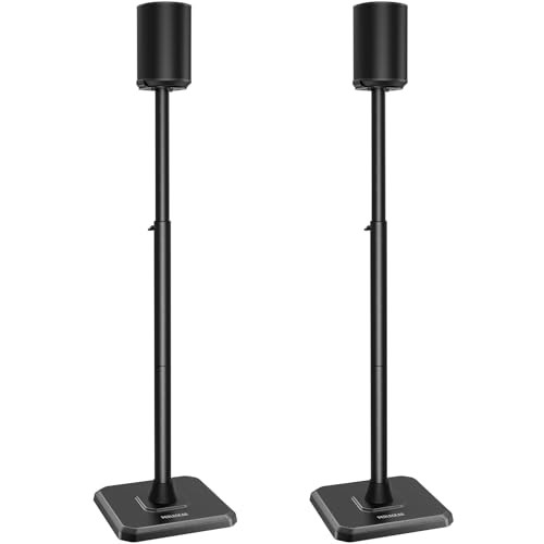 Perlegear 32" to 43" Height Adjustable Speaker Stands Compatible w/ Sonos Era 100