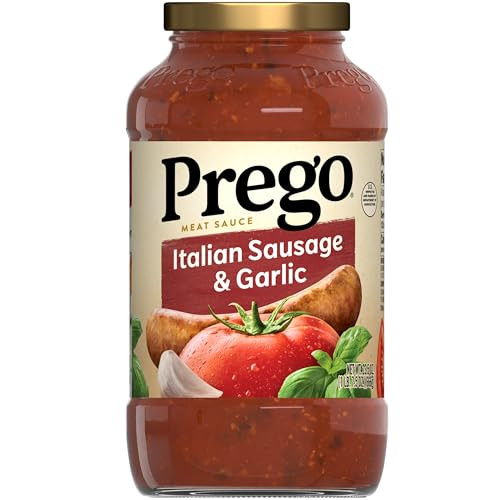 Prego Meat Sauce Italian Sausage & Garlic 23.5-Oz
