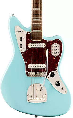 Squier Classic Vibe '70s Jaguar Limited-Edition Electric Guitar Daphne Blue