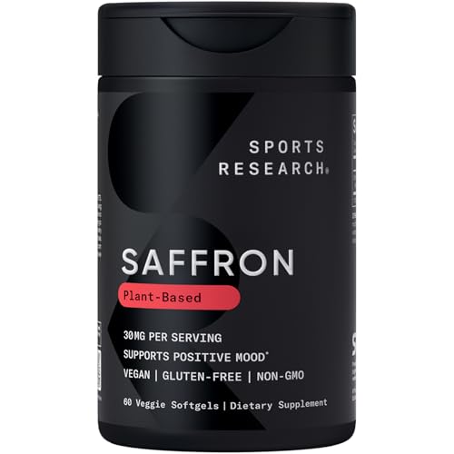 Sports Research 30mg Pure Saffron Veggie Softgels 60-Count Deal