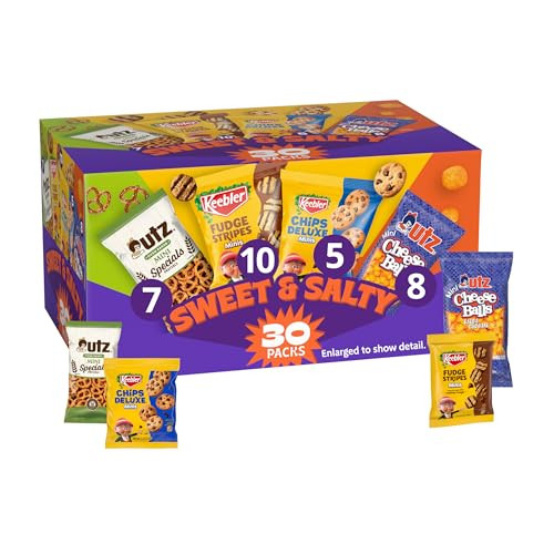 Keebler Cookies, Pretzels and Cheez Balls Variety Pack, 30 Ct.