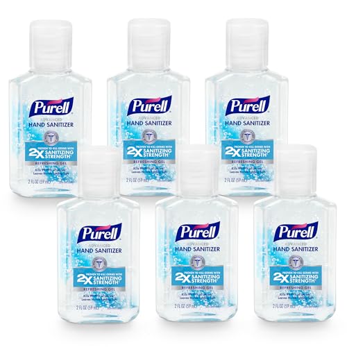 Purell Hand Sanitizer Gel Travel Size Bottle 6-Count 2fl oz Deal