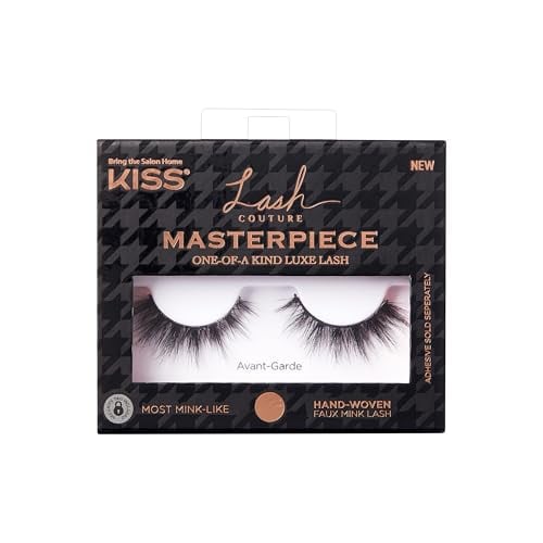 KISS Lash Couture Masterpiece Hand-Woven Faux Mink False Eyelashes